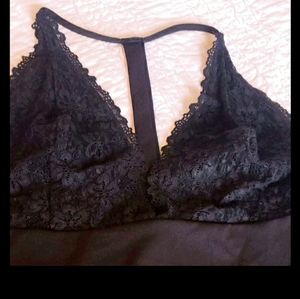 Sexy T-back Little black dress